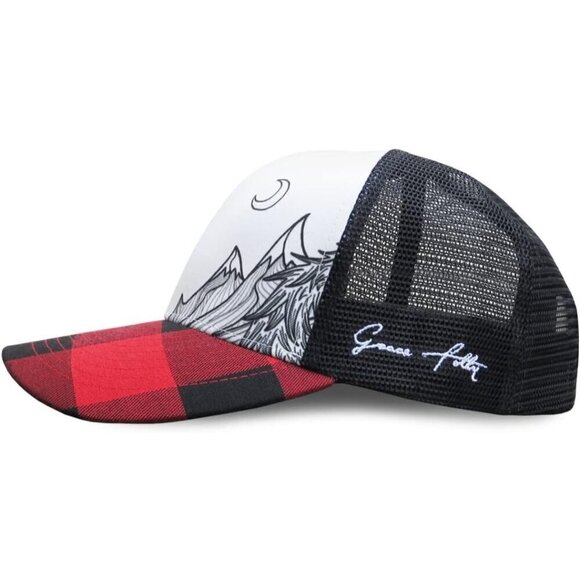 ? Grace Folly Baseball Cap Women Red Beach Trucker Snapback Summer Fashion Hats main image 5